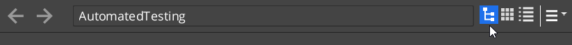 Asset Browser List View Button.
